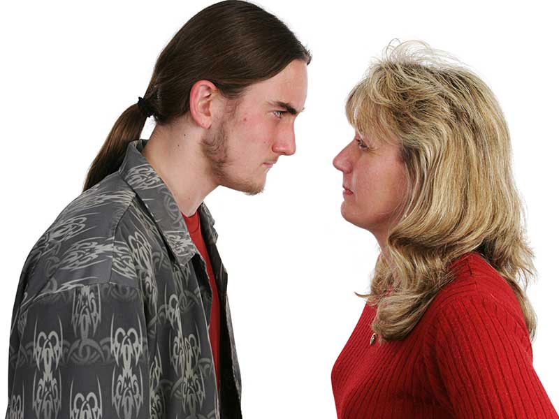 Son and Mom Hostility 