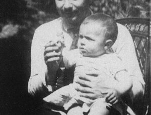 Albert Einstein and son Hans